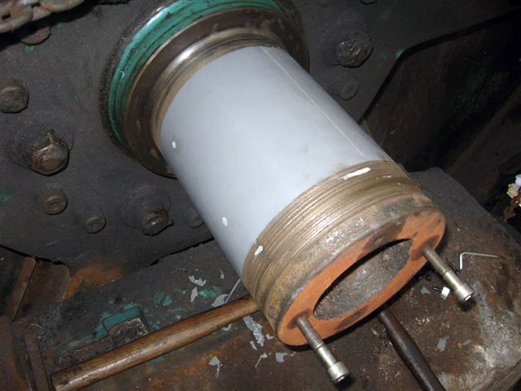 Large diameter shaft repair