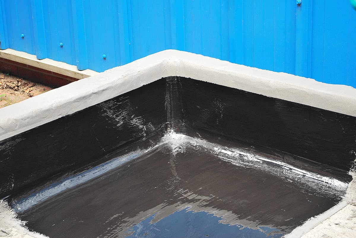The first coat of Belzona 4361 applied
