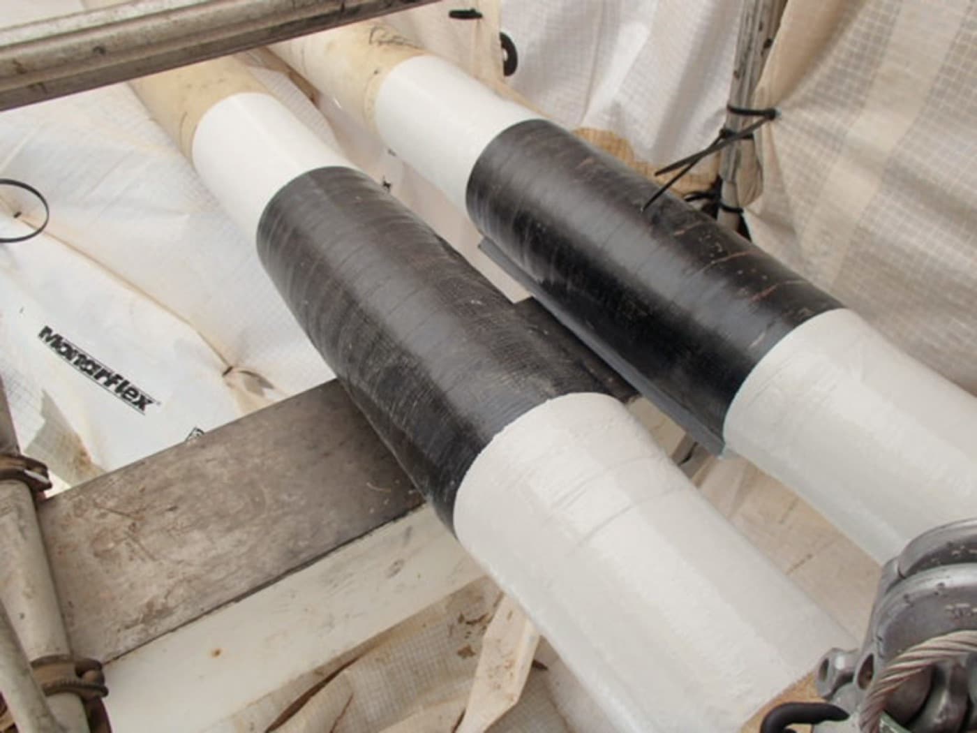 Live pipe leak sealed and wrapped by Belzona Baton Rouge
